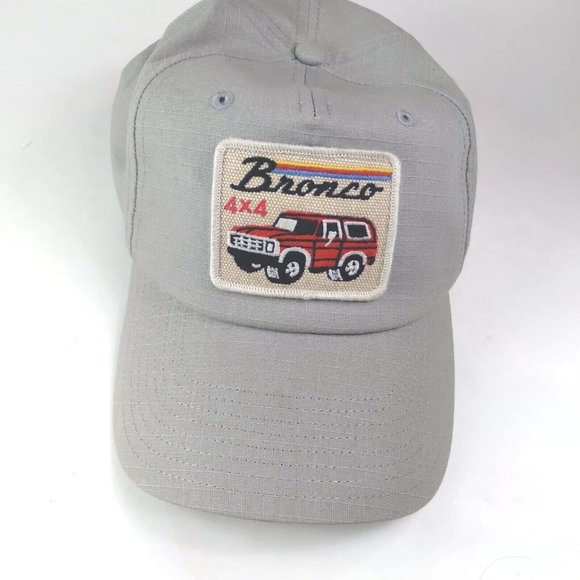 American Needle Ford Bronco Snapback Trucker Hat Red Truck Embroidered C… - Picture 2 of 8